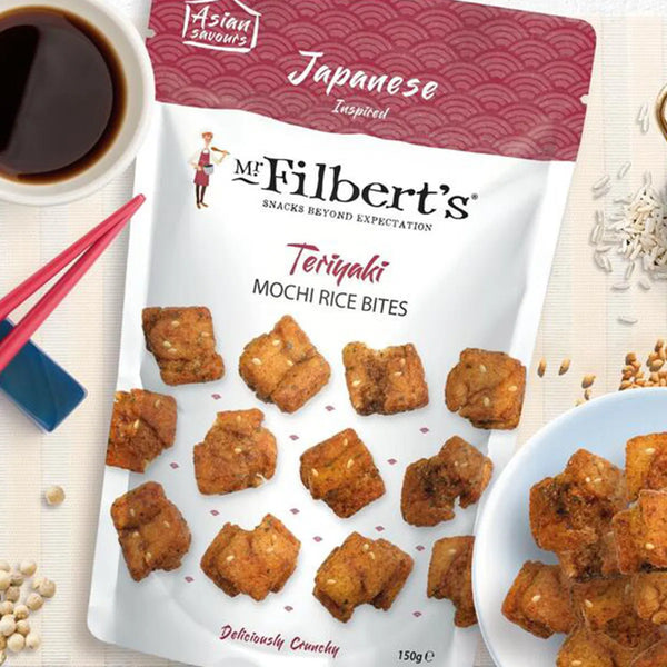Mr Filberts - Japanese Teriyaki Mochi Rice Bites