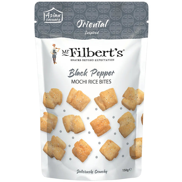 Mr Filberts Rice Bites - Mochi Oriental Black Pepper