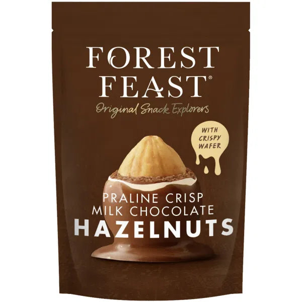 FOREST FEAST - PRALINE CRISP MILK CHOCOLATE HAZELNUTS