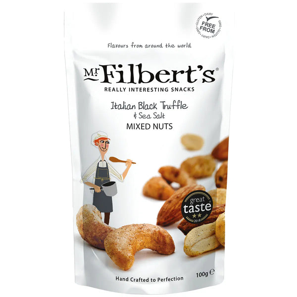 Mr Filberts - Italian Black Truffle, Salt Mixed Nuts