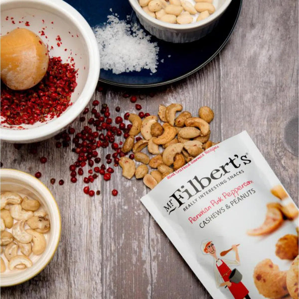 Mr Filberts - Peruvian Pink P'corn Cashews & Peanuts