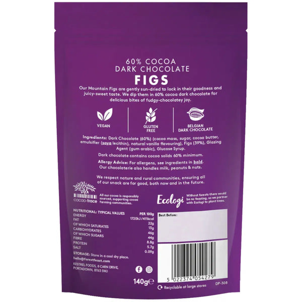 Forest Feast Belgian Dark Chocolate Figs
