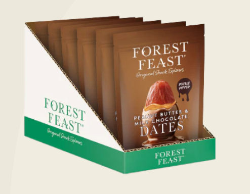 FOREST FEAST - PEANUT & BUTTER MILK CHOCOLATE DATES