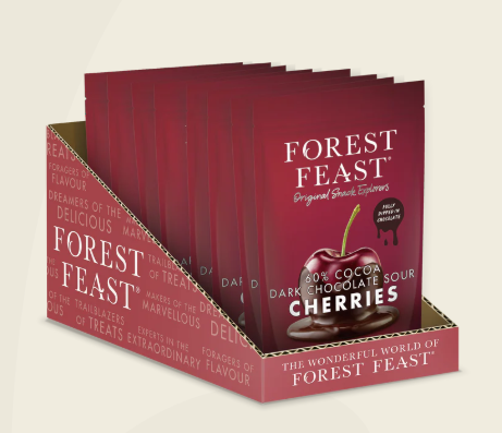 FOREST FEAST - DARK CHOCOLATE SOUR CHERRIES