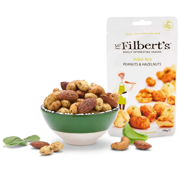 Mr Filberts - Italian Herb Peanuts & Hazelnuts