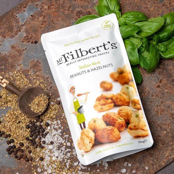 Mr Filberts - Italian Herb Peanuts & Hazelnuts