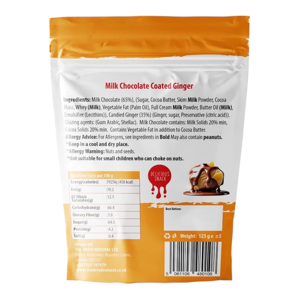 Milk Chocolate Coated Ginger – A Sweet & Spicy Indulgence