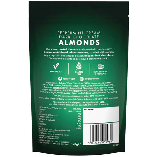 FORST FEAST - PEPPERMINT CREAM DARK CHOCOLATE ALMONDS