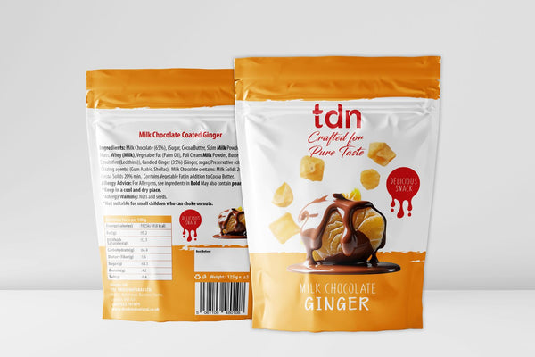 Milk Chocolate Coated Ginger – A Sweet & Spicy Indulgence