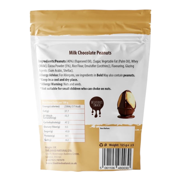 Milk Chocolate Peanuts – Crunchy Roasted Peanuts Coated in Smooth Chocolate | Buy Online