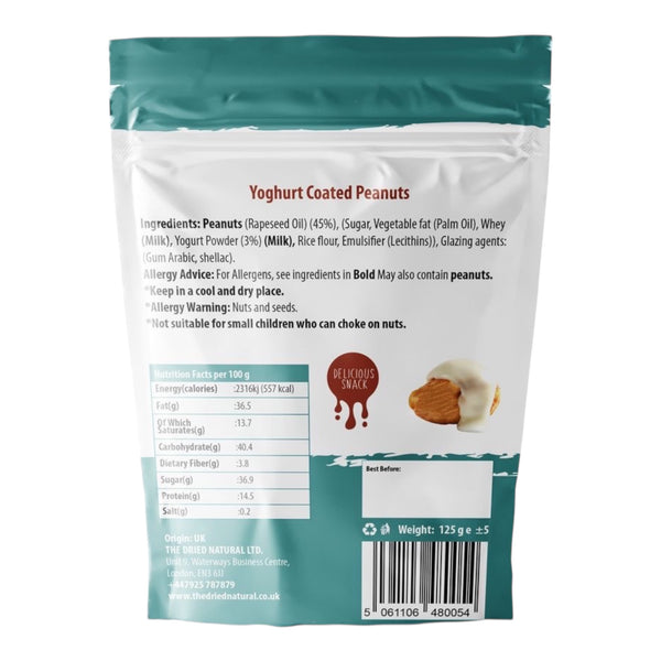 Yogurt Coated Peanuts – A Sweet & Crunchy Delight! 🍦🥜