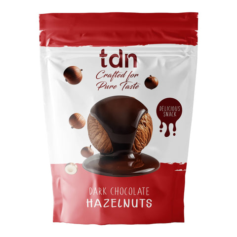 Dark Chocolate Coated Hazelnuts – Premium Nut Snack