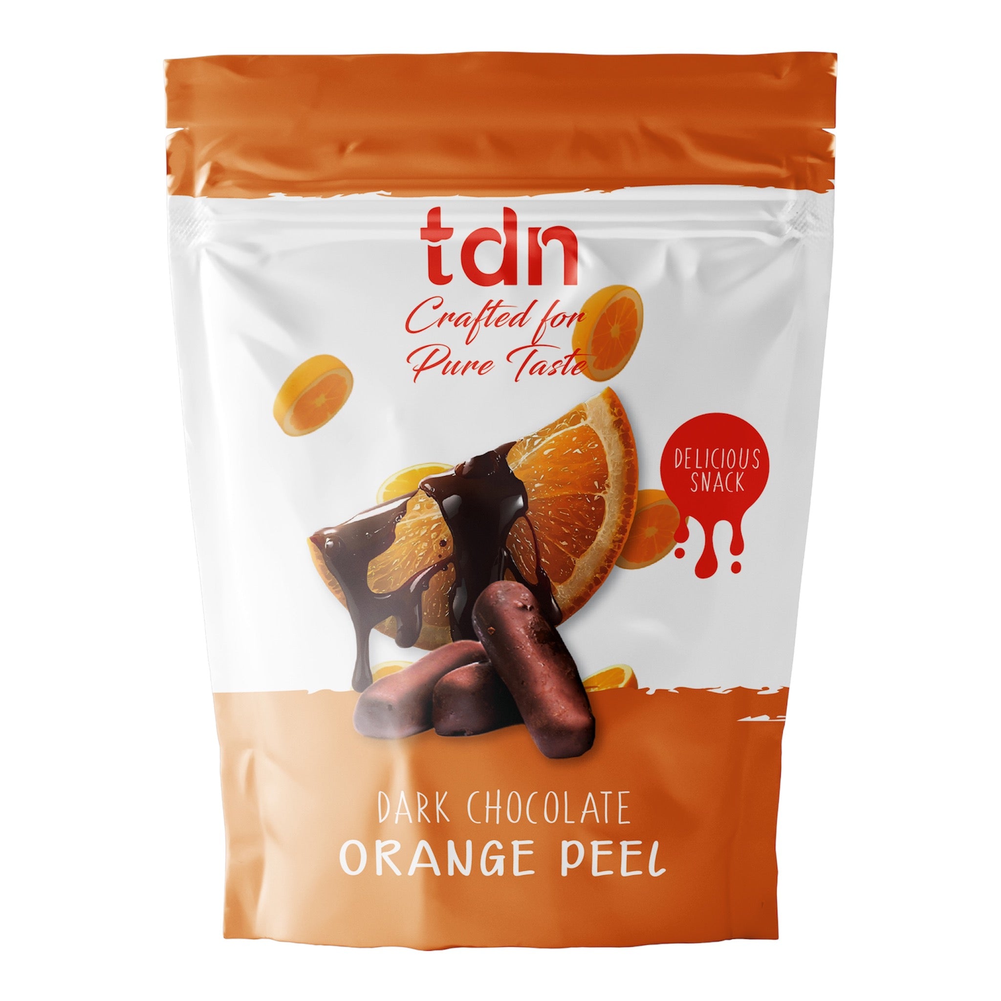 Dark Chocolate Orange Peel - Snack Fruit Treat Gift Resealable
