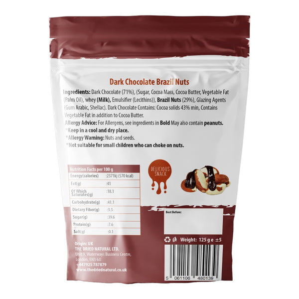 Dark Chocolate Coated Brazil Nuts – A Premium Chocolate Treat!