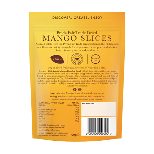 Forest Feast – Preda Mango | Naturally Dried Premium Mango Slices