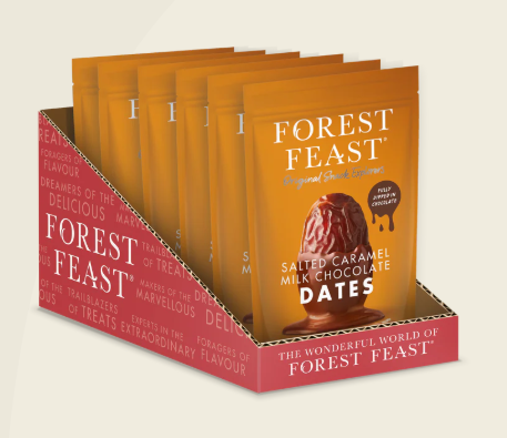 FOREST FEAST - SALTED CARAMEL MILK CHOCOLATE DATES