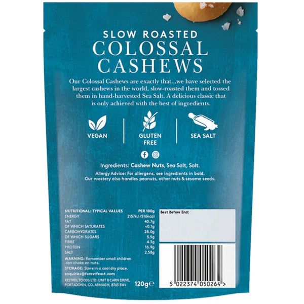 FOREST FEAST - SEA SALT COLOSSAL CASHEWS