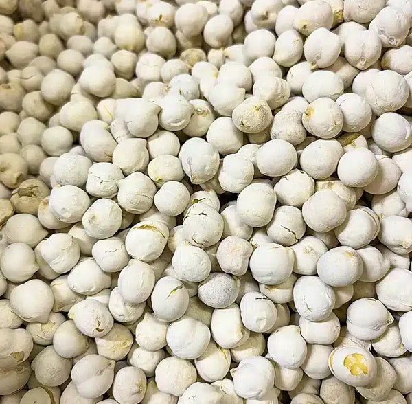 White Leblebi Roasted Chickpeas Crunchy Snack Natural