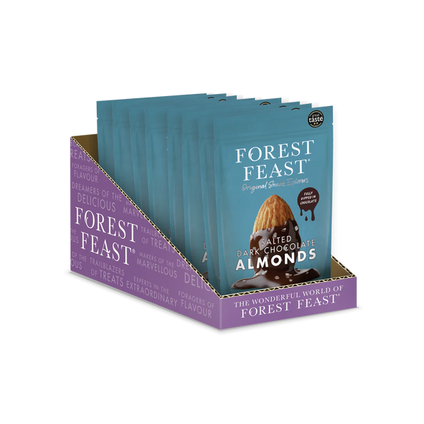 FOREST FEAST - SALTED DARK CHOCOLATE ALMONDS
