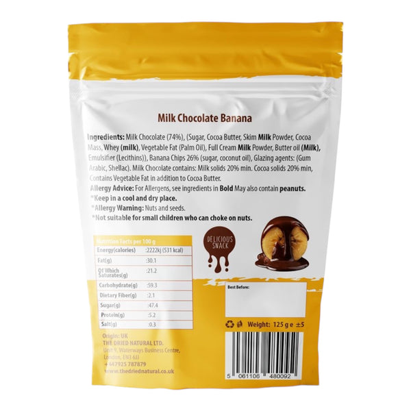 Milk Chocolate Banana Chips – Sweet, Crunchy & Irresistible!