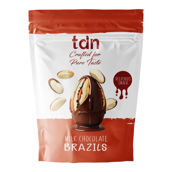 Milk Chocolate Covered Brazil Nuts | Premium Quality | 125 G - 3KG | Sweet Nutty Treats for Snacking, Baking & Gifting