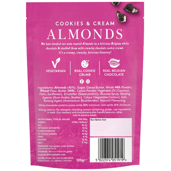 FOREST FEAST - COOKIES & CREAM ALMONDS