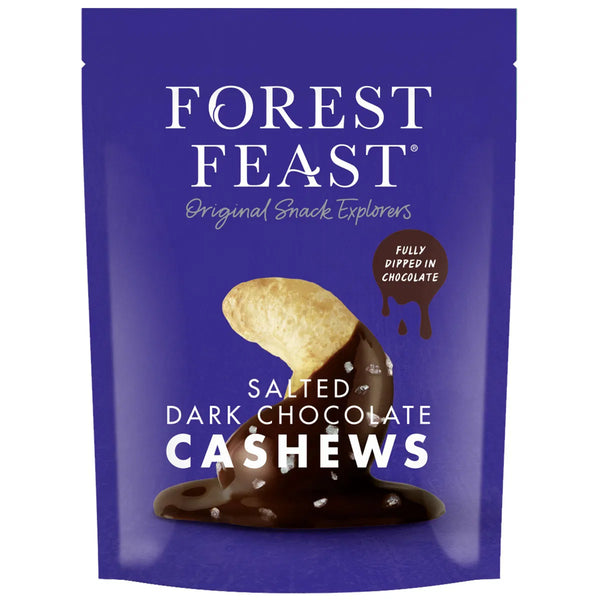 Forest Feast Salted Dark Chocolate Cashews 120g