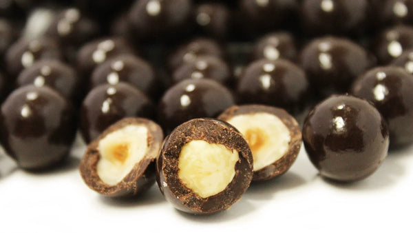 Dark Chocolate Coated Hazelnuts – Premium Nut Snack