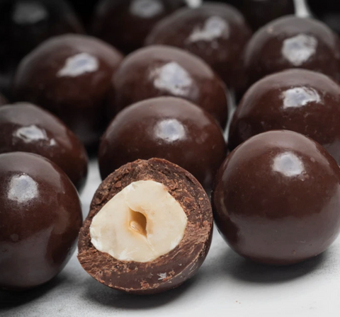 Dark Chocolate Coated Hazelnuts – Premium Nut Snack