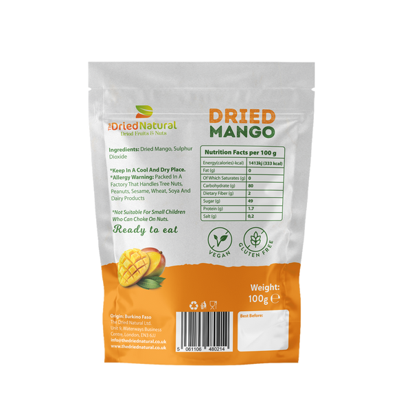 Dried Natural Mango Slices