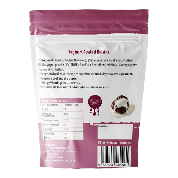 Yogurt Coated Raisins – A Creamy & Sweet Snack!