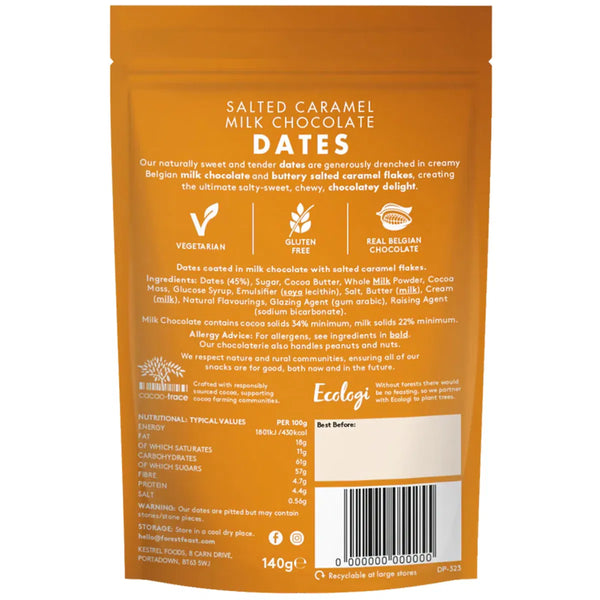 FOREST FEAST - SALTED CARAMEL MILK CHOCOLATE DATES