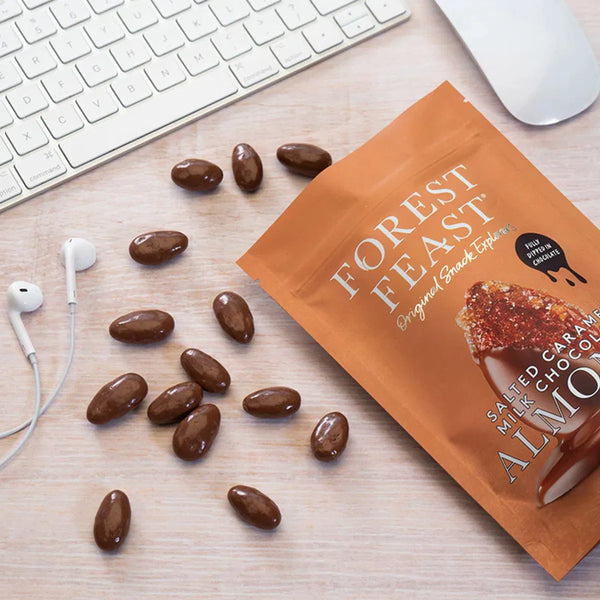 FOREST FEAST - SALTED CARAMEL MILK CHOCOLATE ALMONDS