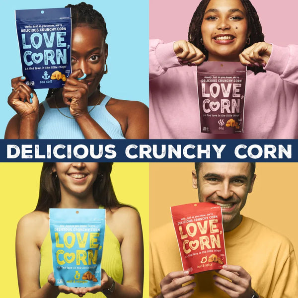 LOVE CORN - HABANERO CHUNCHY CORN - HOT & SPICY
