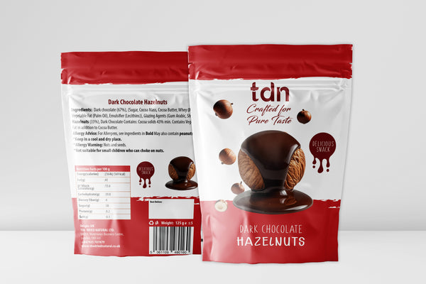 Dark Chocolate Coated Hazelnuts – Premium Nut Snack